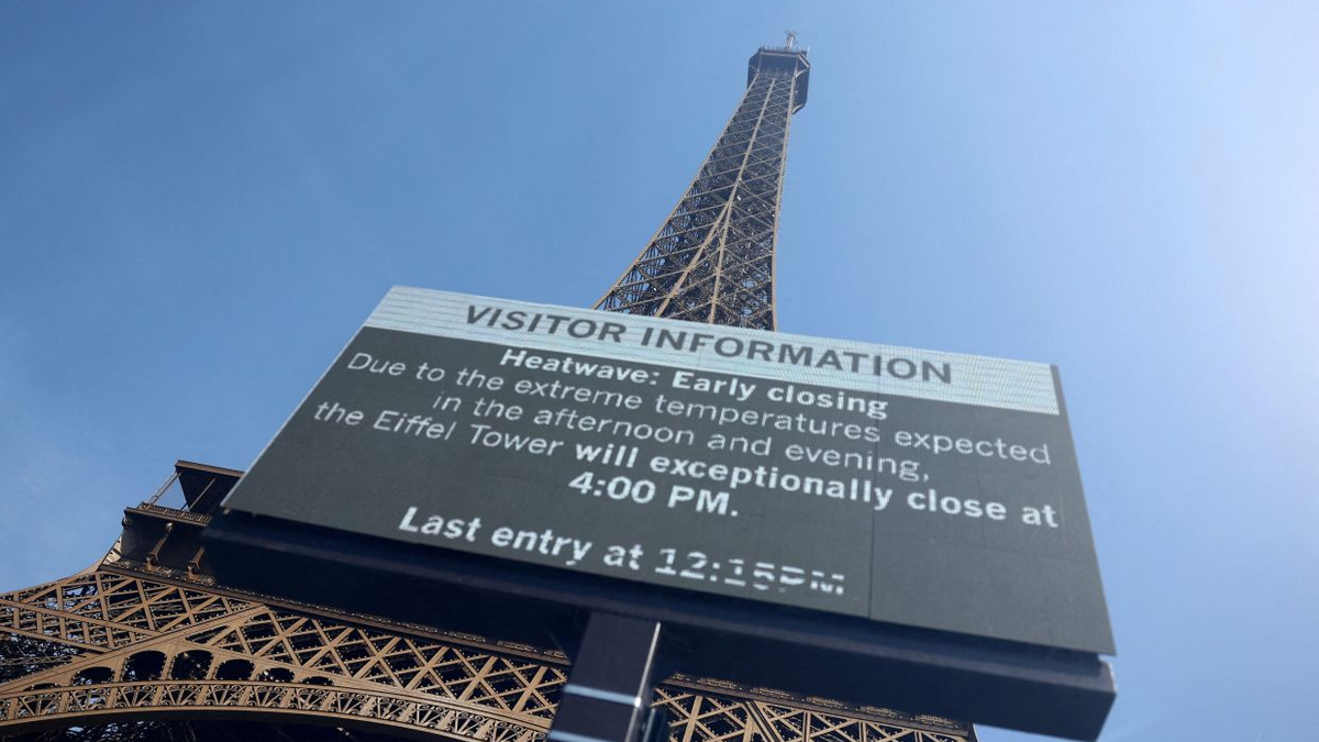Paris heatwave forces early closures of iconic landmarks, disrupting tourist plans