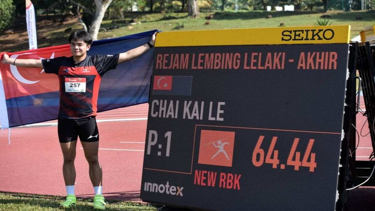 Chai Kai Le Smashes 26-Year Javelin Record at SUKMA 2026