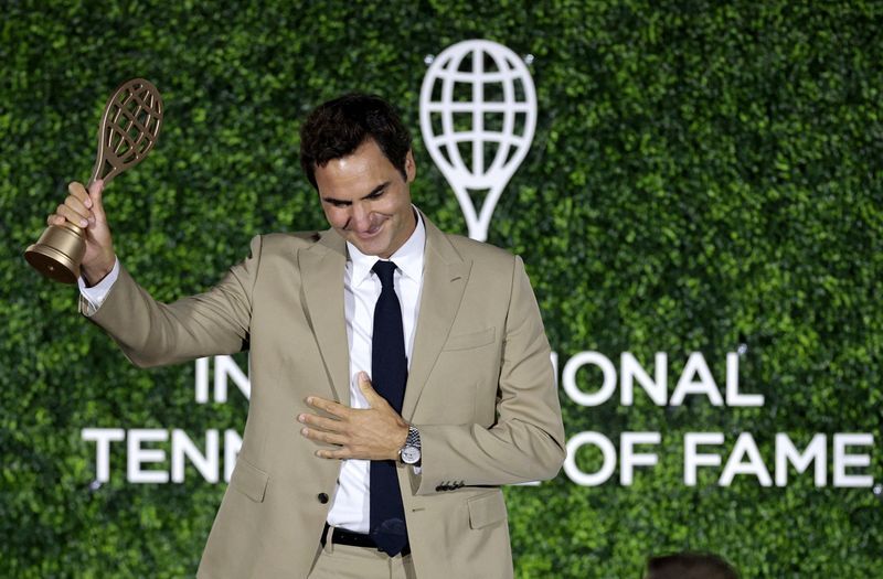 Federer Inducted into Tennis Hall of Fame, Reflects on Legacy of Innovation and Love for the Sport