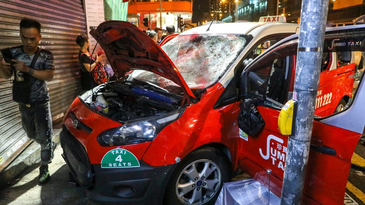 Hong Kong Woman Seeks HK$8.4 Million in Damages After Taxi Hit Her During 2019 Protest