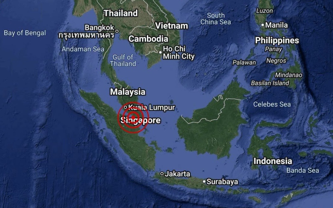 Magnitude 3.1 Earthquake Strikes off Batu Pahat, No Tsunami Risk