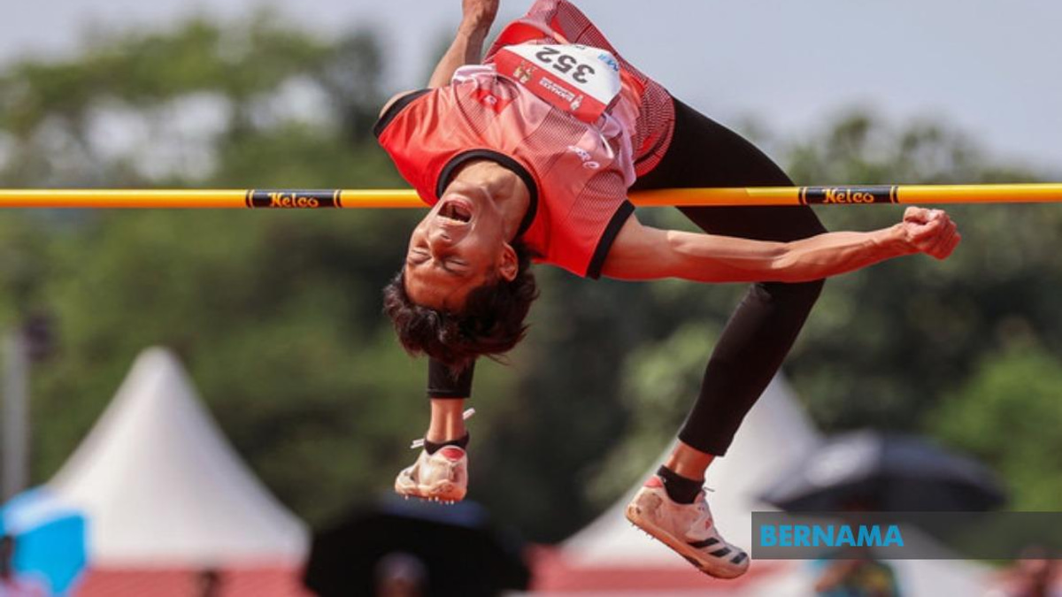 Kelantan's Dzul Darwisy Completes Stunning Comeback to Win SUKMA High Jump Gold