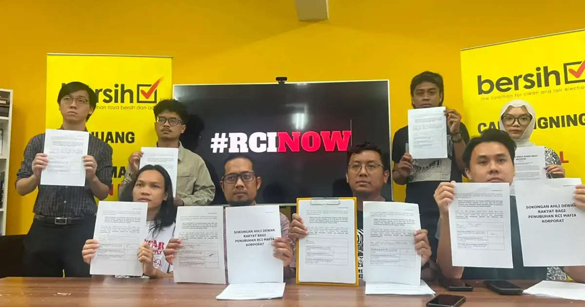 Bersih Says 34 Lawmakers Support Royal Commission Inquiry Into 'Corporate Mafia' Activities