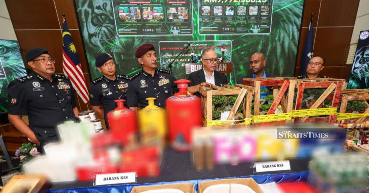 Police Break Up Two Major Smuggling Rings, Arrest Five in Klang Valley Swoop