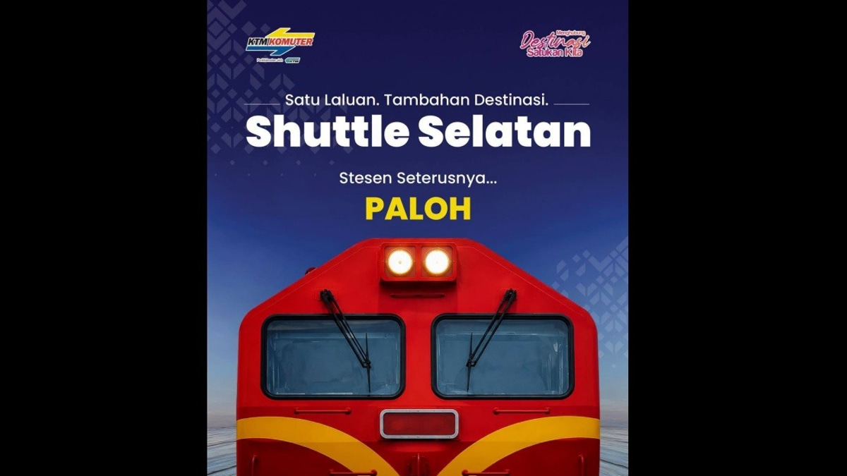 KTMB Launches Extended Southern Shuttle Service to Paloh, Strengthening Johor's Transport Network
