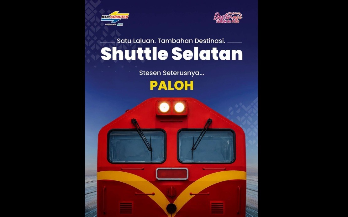 KTMB Launches Extended Southern Shuttle Service to Paloh, Strengthening Johor's Transport Network