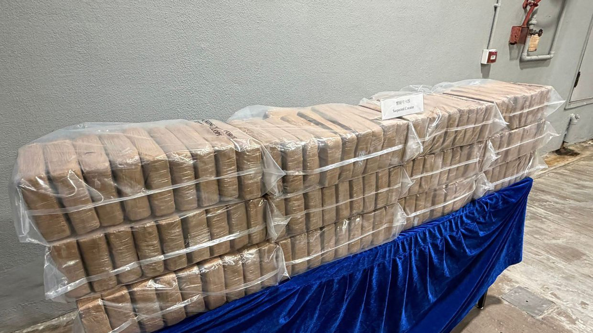 Hong Kong police seize 361kg of cocaine in major trafficking operation targeting yachts