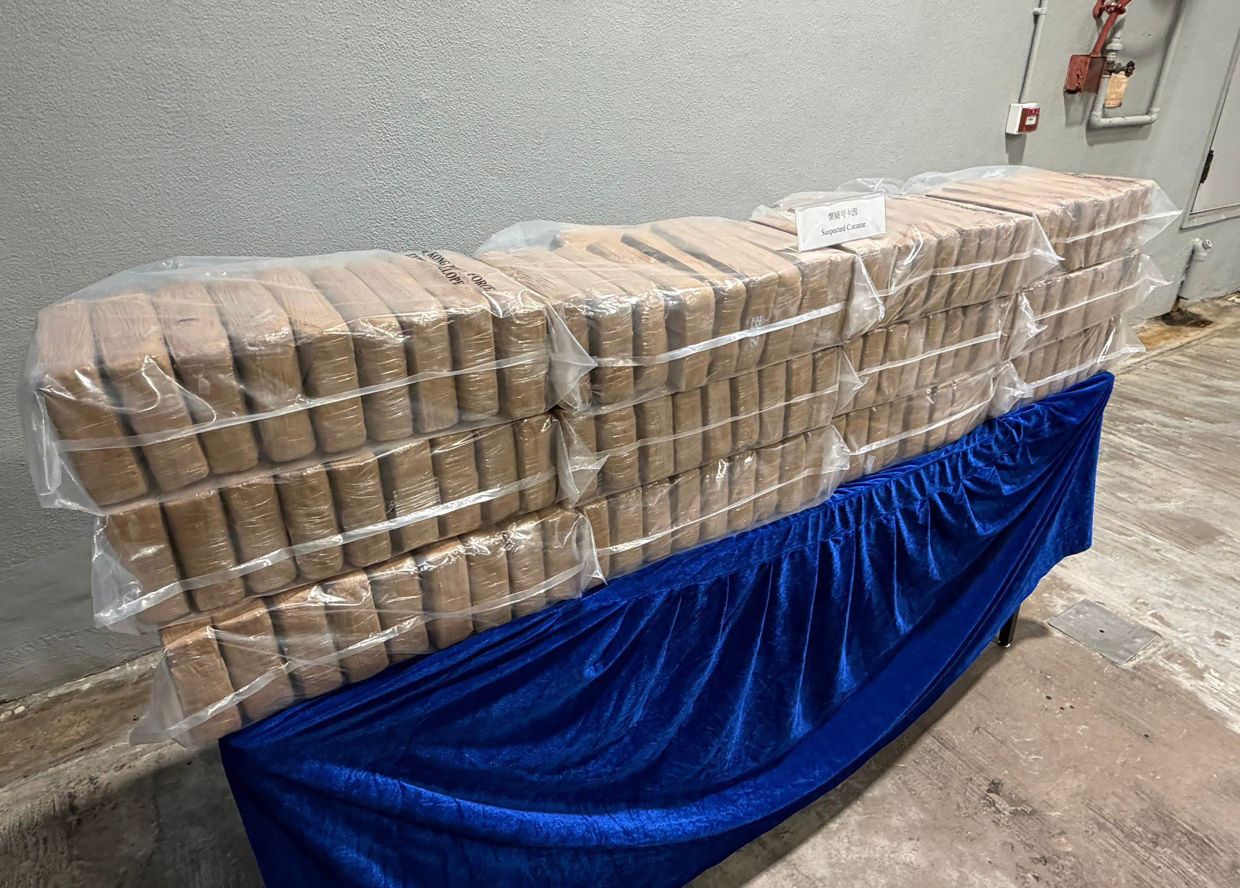 Hong Kong police seize 361kg of cocaine in major trafficking operation targeting yachts