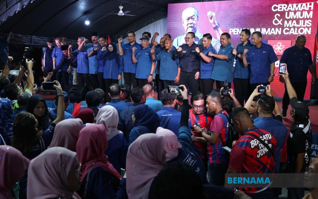 Muhyiddin Unveils 16 Bersatu Candidates for Johor State Election