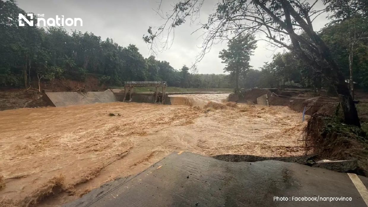 Northern Thailand Battles Flash Floods as Heavy Rains Wreak Havoc in Nan Province