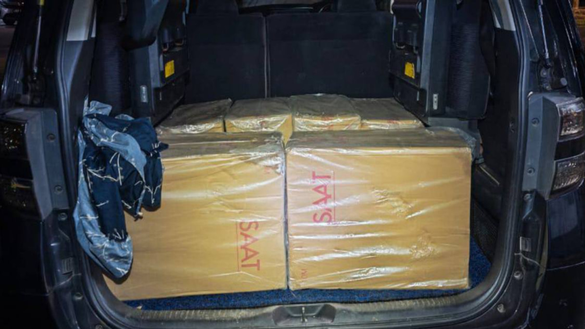 GOF Intercepts 60,000 Contraband Cigarettes Worth RM112,200 in Kota Baru Operation