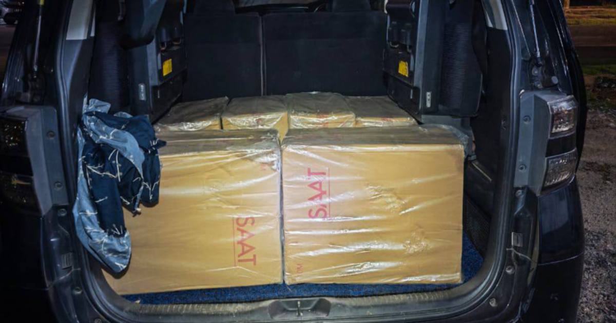 GOF Intercepts 60,000 Contraband Cigarettes Worth RM112,200 in Kota Baru Operation