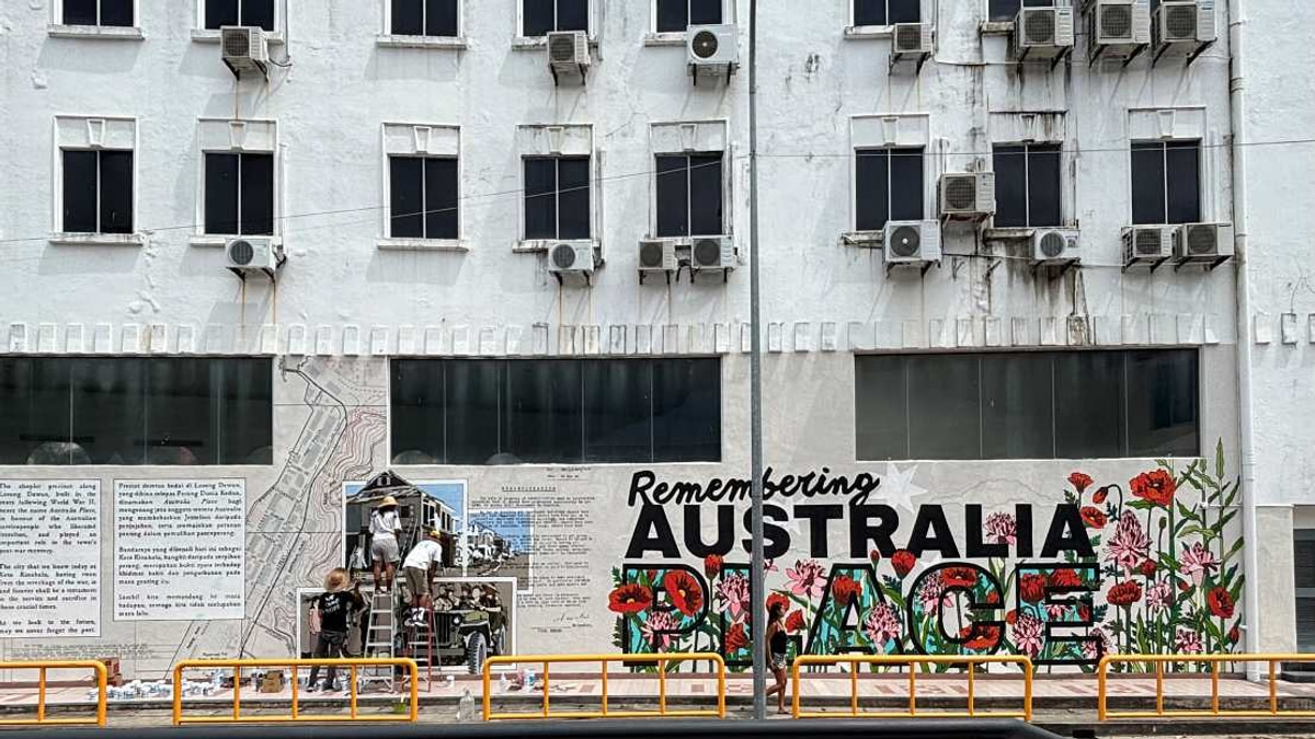 New Mural in Kota Kinabalu Celebrates Deep Historical Bonds Between Sabah and Australia