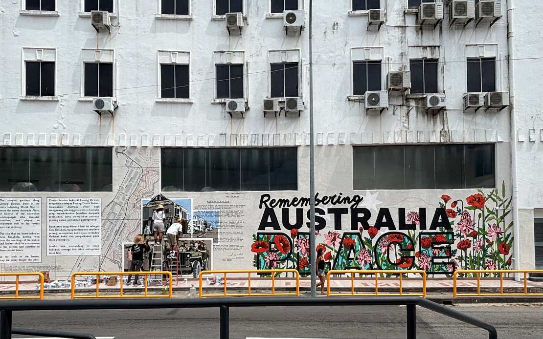 New Mural in Kota Kinabalu Celebrates Deep Historical Bonds Between Sabah and Australia