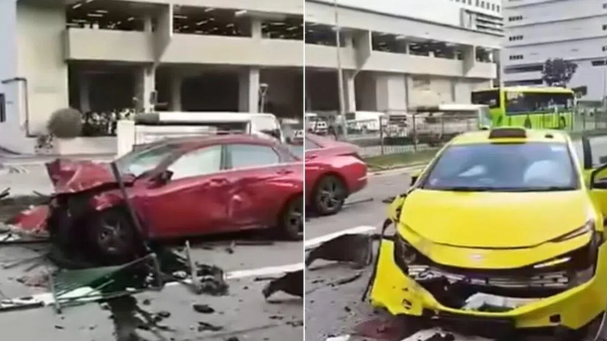 Singapore man charged after crash under influence of methamphetamine injures taxi driver and passenger