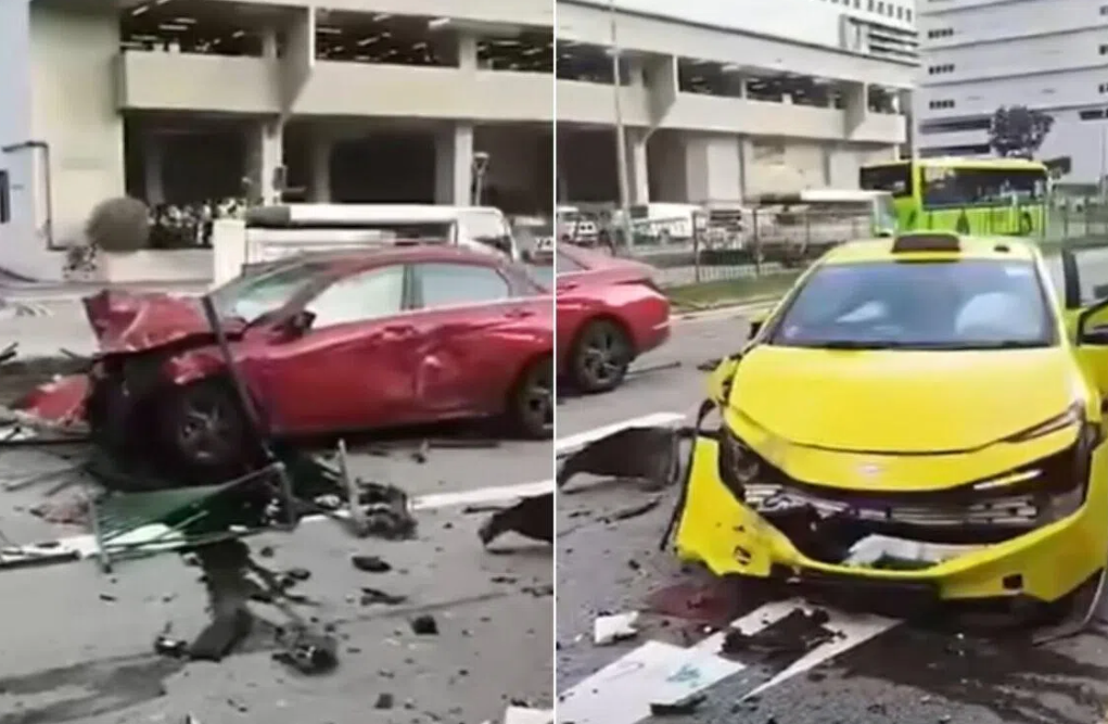 Singapore man charged after crash under influence of methamphetamine injures taxi driver and passenger