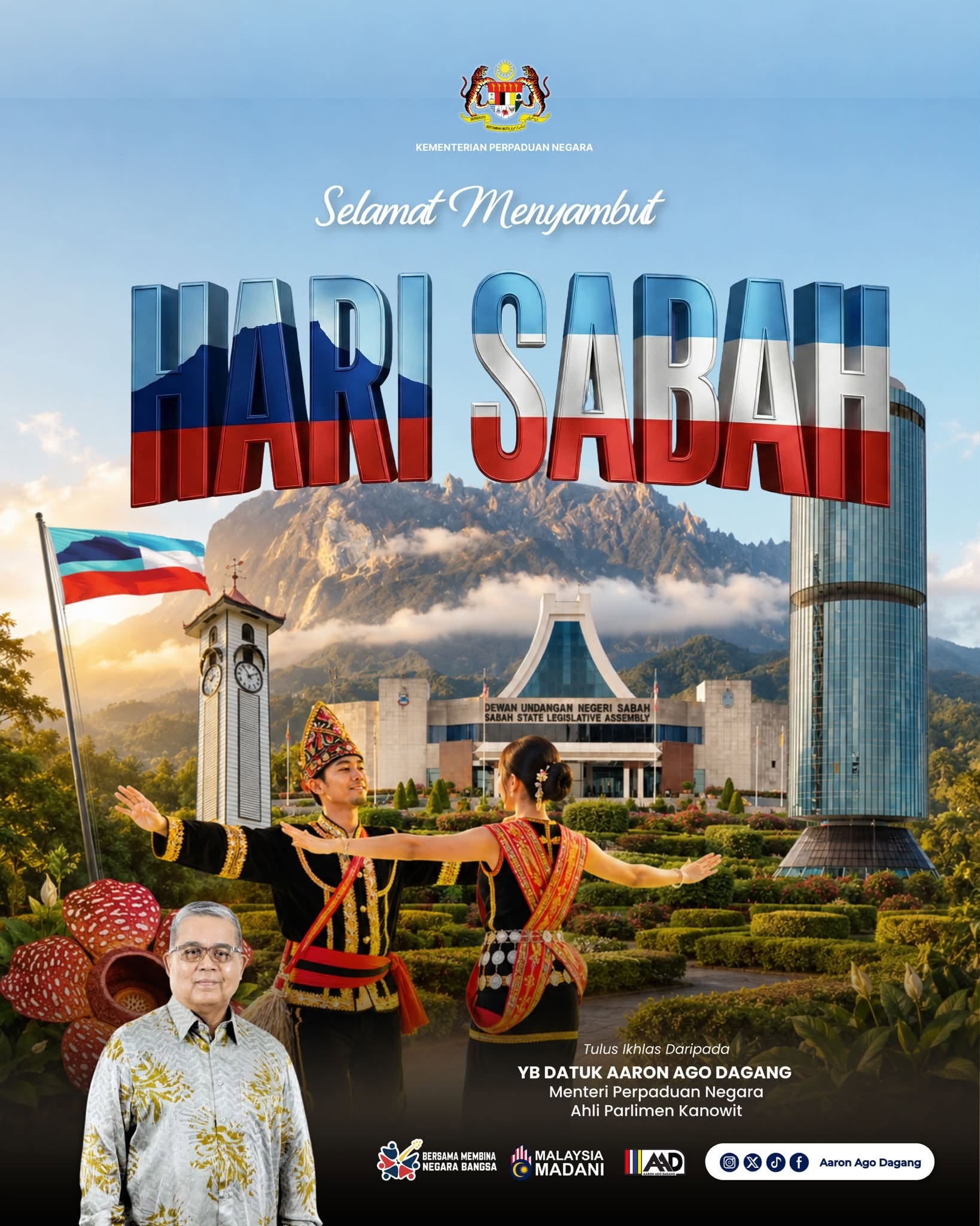 Sabah's Ethnic Tapestry Strengthens Malaysia's Multiracial Fabric, Says Unity Minister