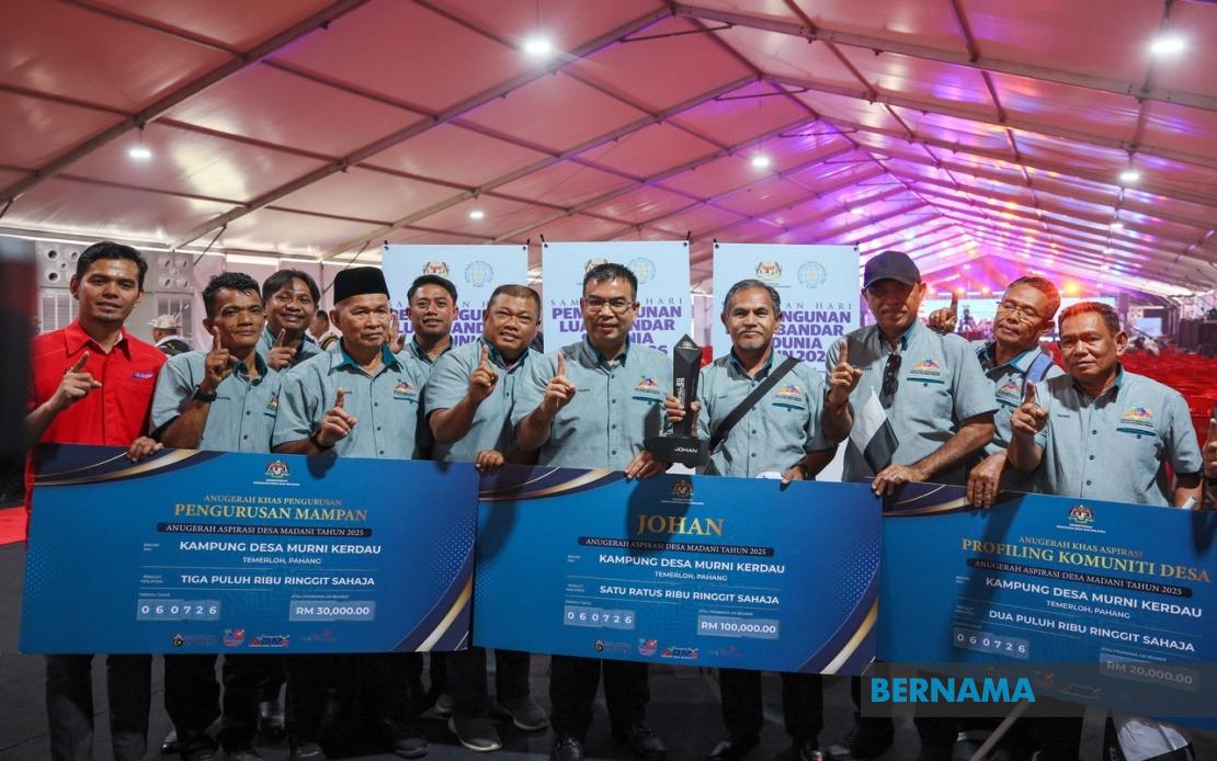 Desa Murni Kerdau Wins Three Major Awards at World Rural Development Day 2026