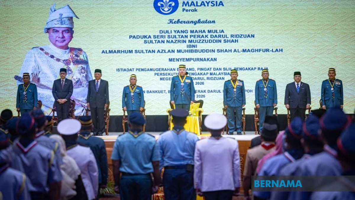 Sultan Nazrin Presides Over Perak Scouts' Honours Ceremony